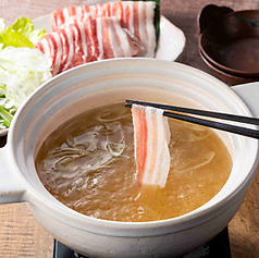 とろける旨み！もち豚しゃぶしゃぶ食べ放題の写真