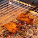 ●囲炉裏で焼き上げる鶏×焼肉スタイル●