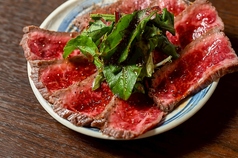 国産A5牛肉のたたき