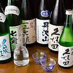 こだわりの日本酒、焼酎をご用意！