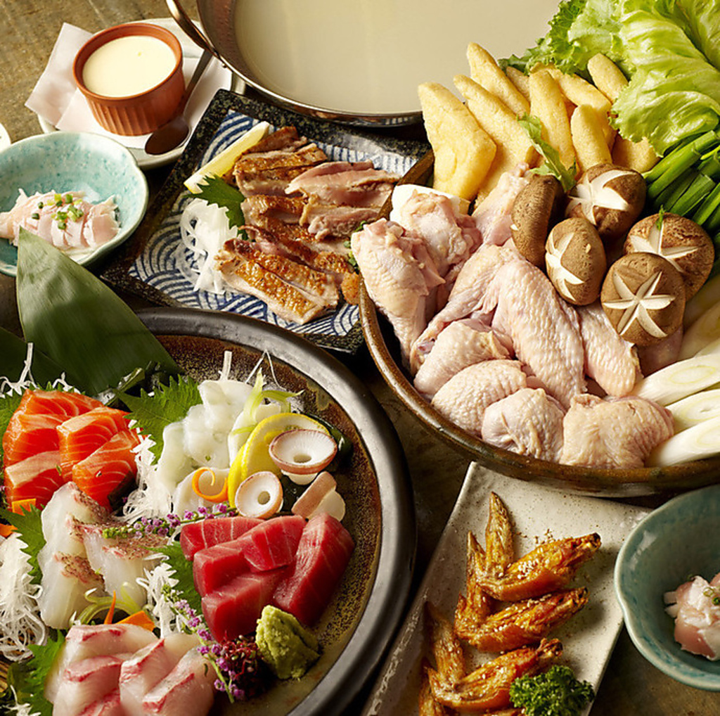 この時期嬉しい“青森シャモロック塩ちゃんこ鍋”やその他自慢の料理が愉しむならコースがオススメ