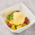 〆のデザートも県産食材を使用しております。