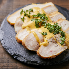 自家製スモークチキン　スパイシーマヨソース