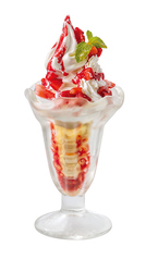 いちごパフェ/チョコバナナパフェ/マンゴーパフェ/ティラミスパフェ/キャラメルナッツパフェ