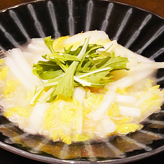 白菜と干し貝柱の煮込み