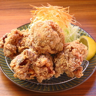 【秘伝タレで仕上げる唐揚げ】