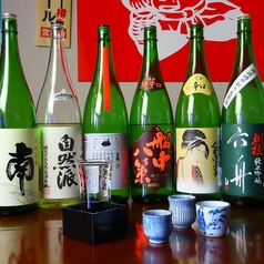 季節の日本酒を取り揃えております♪