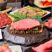 国産A5ランク黒毛和牛を一頭買いするからこそ、豊富な食べ比べをご用意しております。希少部位であるシャトーブリアン、肉の王様サーロインなど贅沢の代名詞に使われる部位はもちろん、イチボやシンシン、ランプに牛タンやハラミ、ホルモンなどもご堪能いただけます。さらに日本最大和牛「松阪牛」との食べ比べも可能!!