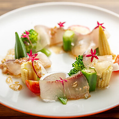 本日の鮮魚カルパッチョ