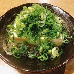 [おすすめ]ネギだく胡麻油塩冷奴/食べるラー油冷奴/[おすすめ]チャンジャ　各