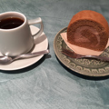 料理メニュー写真&nbsp;自家焙煎珈琲ロールケーキセット