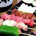 焼き鳥と一緒にお野菜はいかがでしょうか？新鮮な野菜の旨みがギュッと凝縮されて美味しく頂けます◎