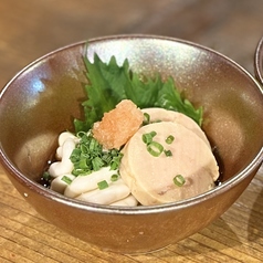 白子とあん肝 自家製ポン酢がけ