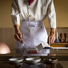 鉄板焼さざんかのコース写真