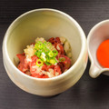 料理メニュー写真&nbsp;左馬流　桜ユッケ