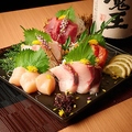 料理メニュー写真&nbsp;お造り3点盛り