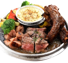 肉３種盛り焦がしフォンデュ