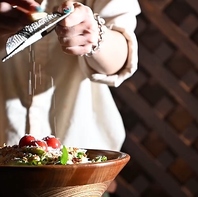 ファンタジーを思わせる美味しいメニューは必見