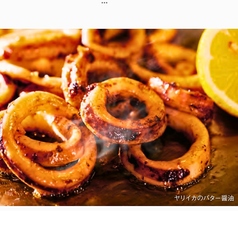 ヤリイカのバター醤油