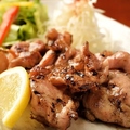 料理メニュー写真&nbsp;地鶏モモ肉 炭火焼き