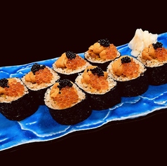 【◇◆〜豪華絢爛！当店名物◎〜◆◇】名物すずせん巻き◆トロタク・ウニ・イクラ・キャビア中巻の写真