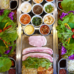 韓国焼肉と言えば【サムギョプサル】本場を再現した本格サムギョプサルがお楽しみいただけます