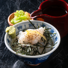 自家製いかの塩辛茶漬け