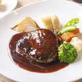 料理メニュー写真&nbsp;黒毛和牛ハンバーグステーキ 180g