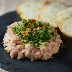 洋風ガーリックネギトロ&ナン