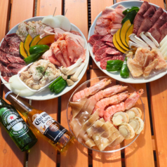海鮮もお肉も楽しめる欲張りコースも準備中