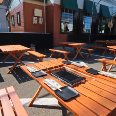 テラス席を計24席準備中！