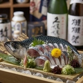 料理メニュー写真&nbsp;活サバ姿造り