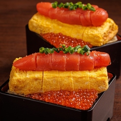 明太出汁巻きいくら重　