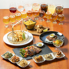 funs brewing BEERHOUSE OSAKA ファンズ ブルーイング ビアハウスのコース写真