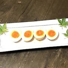 葉酸卵の半熟卵