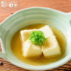 エビだしで揚げだし豆富