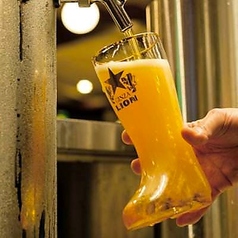 【こだわり生】は「魔法の金口(きんくち)】ブーツグラス