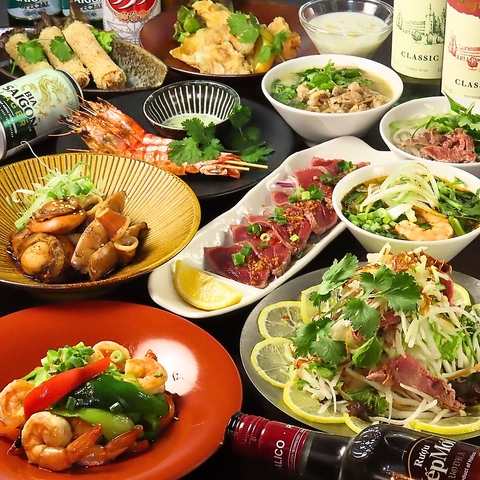 本格ベトナム料理をお召し上がりください。店内飲食・お持ち帰りどちらも大歓迎です。