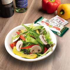 イタリア野菜と京水菜のサラダ（ミニ）　～岩塩とオリーブオイル～