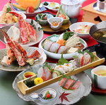 新鮮なかにを様々な調理法でご提供！鮮度抜群のかにを心ゆくまで楽しめる特別なひと時をご堪能下さい