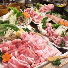 豚しゃぶ英 京都離れのコース写真