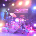 ステージ(照明2)ドラムセット