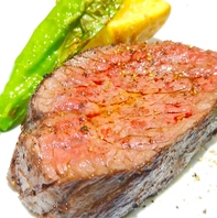 白老牛のランプステーキ