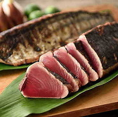 銀座の個室、贅沢ランチ。名物鰹たたきは絶品。