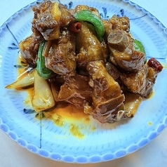 スペアリブ甘醤油煮込み