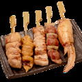 料理メニュー写真&nbsp;焼鳥5本盛り合わせ
