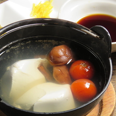 戸塚ブランド認定湯豆富自家製ポン酢で