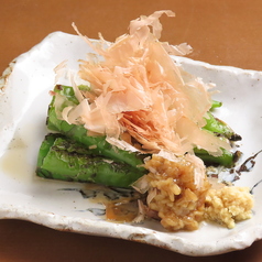甘長とうがらし炭火焼き