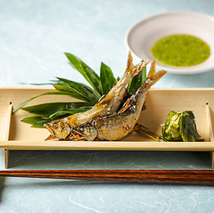 天竜鮎の塩焼き