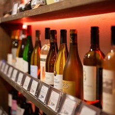 30種を超えるワインの数々